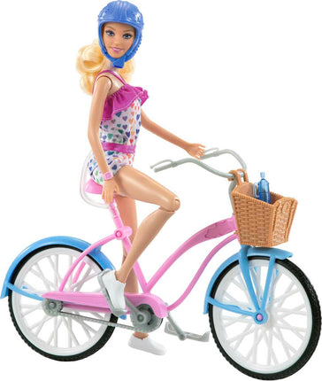 Barbie Doll and Bike Playset with Doll (11.5 in, B