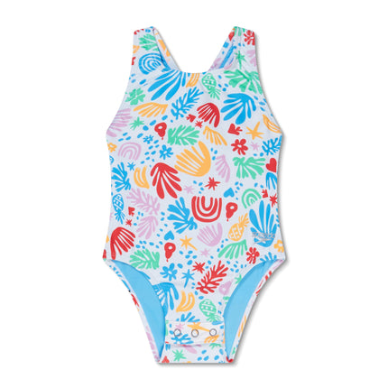Speedo Girls' Standard Swimsuit One Piece Thick St