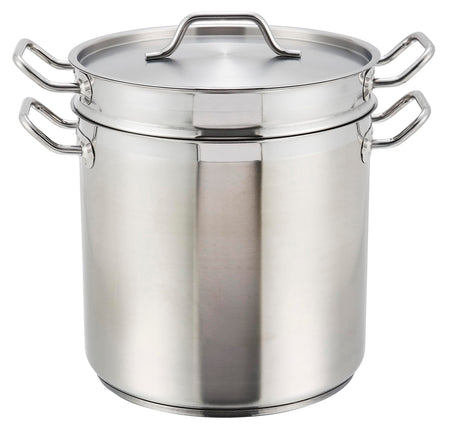 Winware Stainless DoubleBoiler, 16 Quart, Stainles