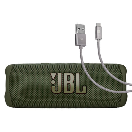 JBL Flip 6 (Green) + Bundle with Case Logic Braide