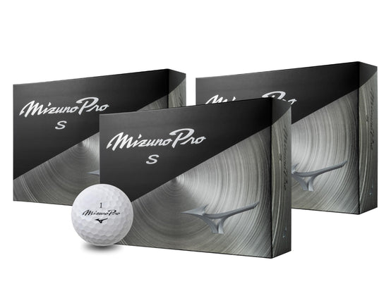 Mizuno PRO S Golf Ball, 3 Pack