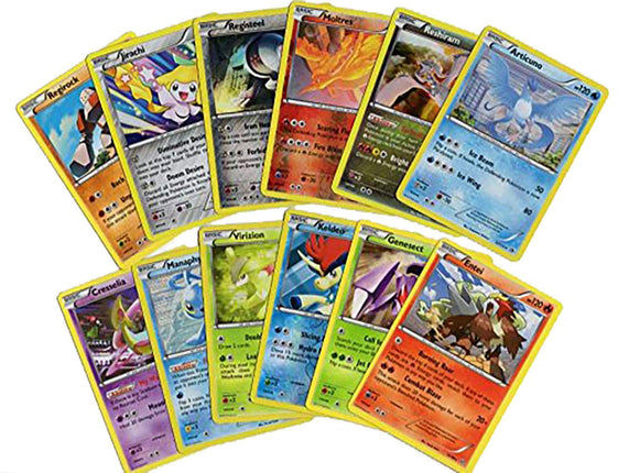 Legendary & Mythical Pokemon 12 Cards Lot - Includ