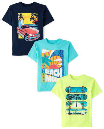 The Children's Place Boys' Gamer Short Sleeve Grap