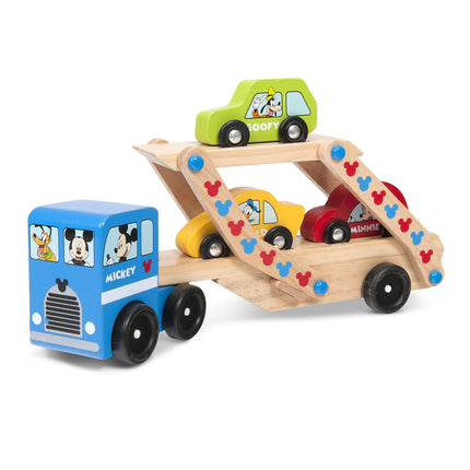 Melissa & Doug Mickey Mouse Car Carrier Truck and