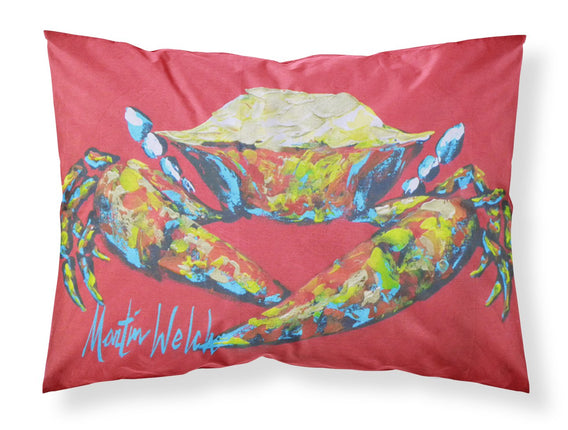 Caroline's Treasures MW1096PILLOWCASE Crab Seafood