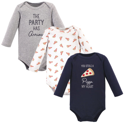 Hudson Baby Baby Boys Cotton Long-sleeve Bodysuits
