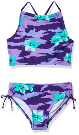 Kanu Surf Girls' Daisy Beach Sport Halter Tankini