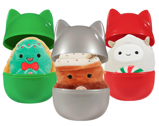 Squishmallows 4" Christmas Mystery Capsules (3 Pac