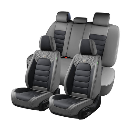 FLORICH Seat Covers Full Set,Leather Seat Covers,