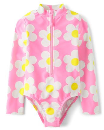 Gymboree Girls' and Toddler Long Sleeve Rashguard