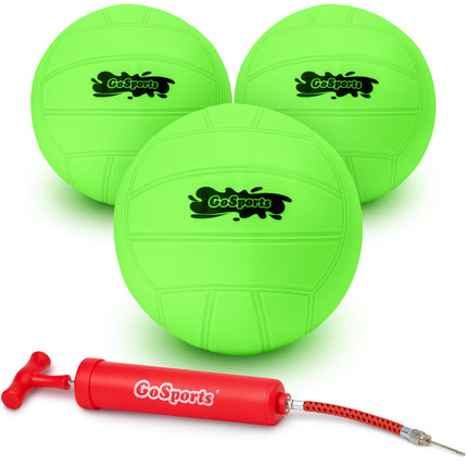 GoSports Water Volleyball 3 Pack, Great for Swimmi