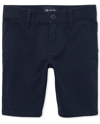 The Children's Place Girls' Chino Shorts, Tidal Si