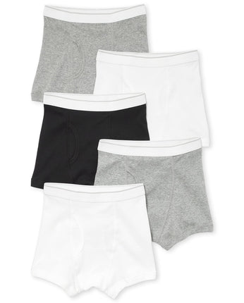 The Children's Place Boys Boxer Briefs, Multi 5-Pa
