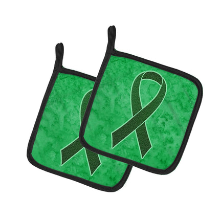 Caroline's Treasures Emerald green Ribbon For live