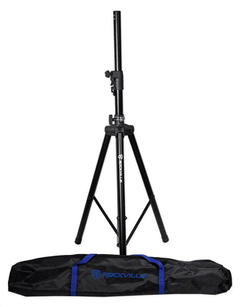 Rockville DJ PA Tripod Speaker Stand+Bag Hydraulic