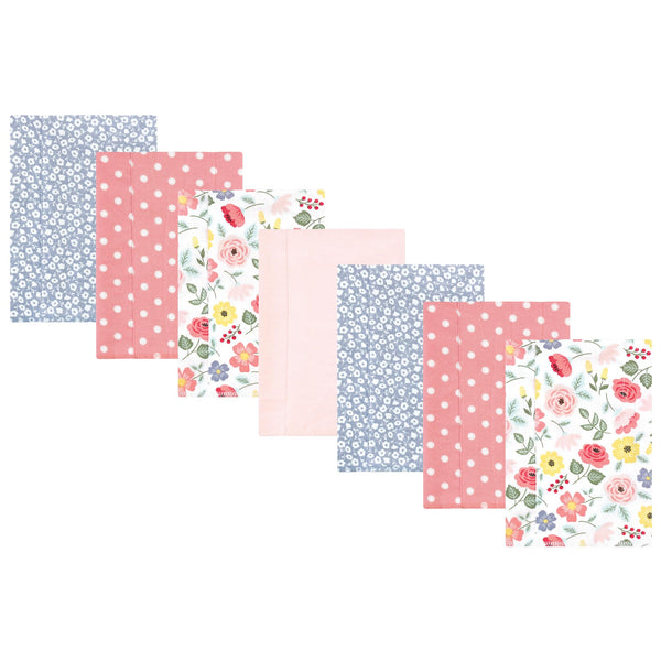 Hudson Baby Unisex Baby Cotton Flannel Burp Cloths