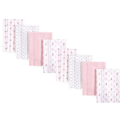 Luvable Friends Cotton Poly Flannel Burp Cloths Mu