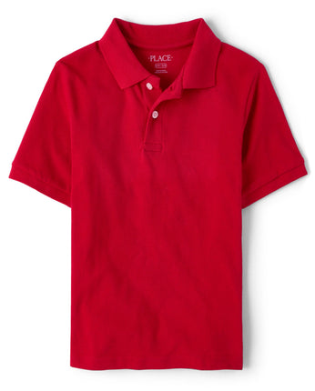 The Children's Place boys Uniform Pique Polo Shirt