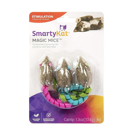 SmartyKat, Magic Mice, Cat Toys, Compressed Catnip