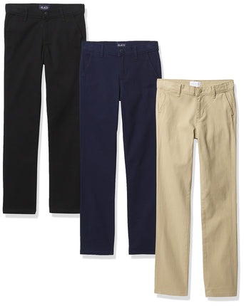 The Children's Place Girls Skinny Chino Pants,Blac