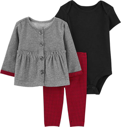 3-Piece Mix 'N Match Child/Child Girls Set of Cart