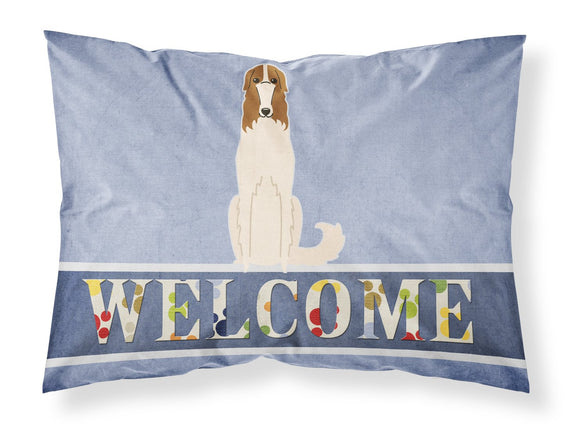 Caroline's Treasures BB5604PILLOWCASE Borzoi Welco