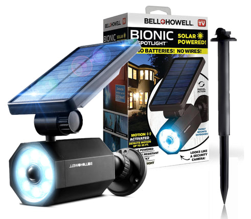 Bell+Howell Bionic Spotlight ASON TV LED Solar Mot