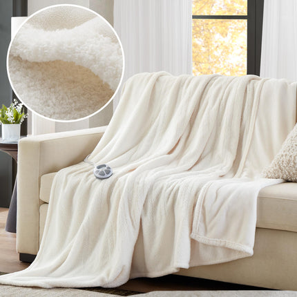 Serta Heated Blanket, Electric Twin Size Blanket,