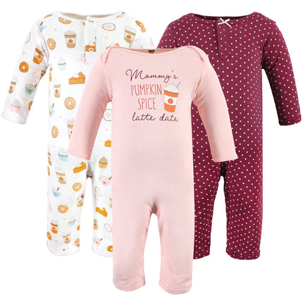 Hudson Baby baby-girls Cotton Coveralls, Pumpkin S
