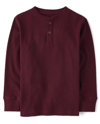 The Children's Place Boys' Long Sleeve Thermal Hen