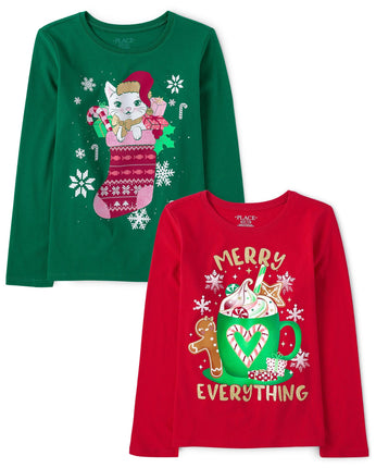 The Children's Place Girls' All Holidays Long Slee