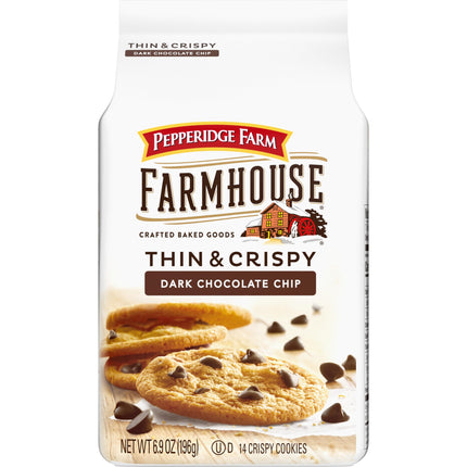 Farmhouse Thin & Crispy Chip Cookies 6.9 Oz. Bag
