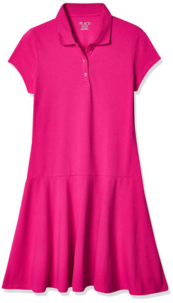 The Children's Place Girls Short Sleeve Picque Pol