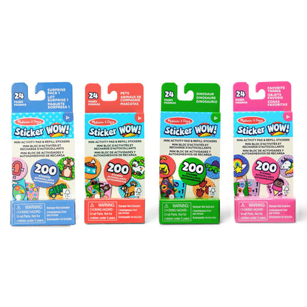 Melissa & Doug Sticker WOW! Mini Activity Pad & Re
