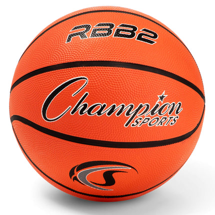 Champion Sports Pro Rubber Basketball, 27.5"-27.75