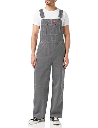 Dickies Men's Big Bib Overall, Hickory Stripe, 46x