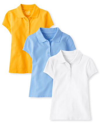 The Children's Place Girls' Multipack Short Sleeve