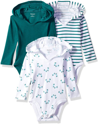 Hanes Baby Long Sleeve Bodysuit, Ultimate Bodysuit
