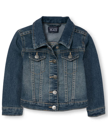 The Children's Place Baby Toddler Girls Basic Deni