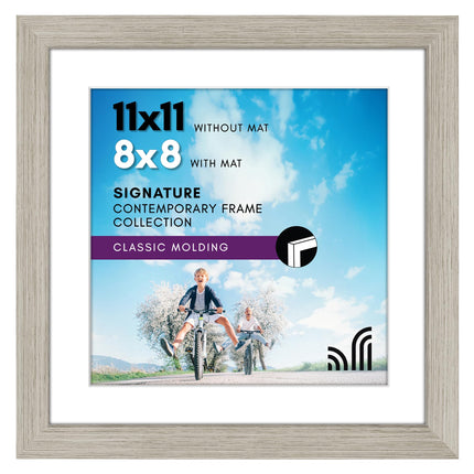 Americanflat 11x11 Picture Frame with Shatter-Resi