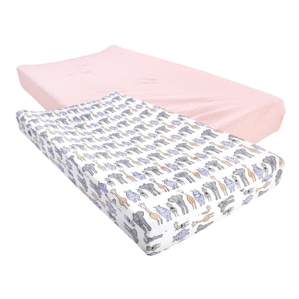 Hudson Baby Unisex Baby Cotton Changing Pad Cover,