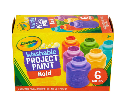 Crayola Washable Kids Paint, Assorted Bold Colors,