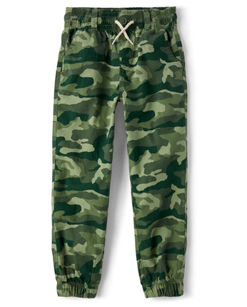 The Children's Place Boys' Woven Stretch Pull on J