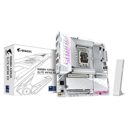 GIGABYTE B860M AORUS Elite WF6E ICE Motherboard -