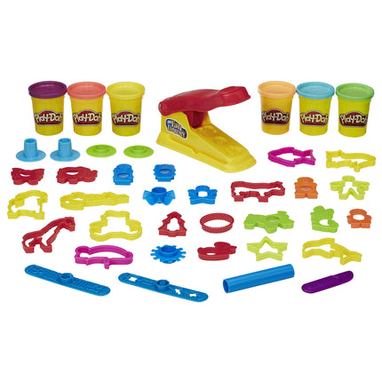 Play-Doh Fun Factory Deluxe Set, 31 Tools & 6 Cans