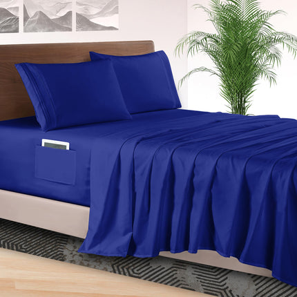 Elegant Comfort 4-Piece Bed Sheet Set - Luxury Bed