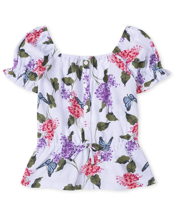 The Children's Place Girls' Short Sleeve Fashion S