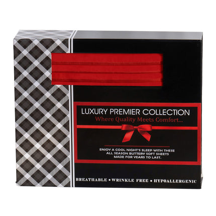 Elegant Comfort Luxurious Microfiber GIFT BOX 4-Pi
