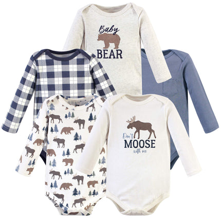 Hudson Baby unisex-baby Cotton Long-sleeve Bodysui