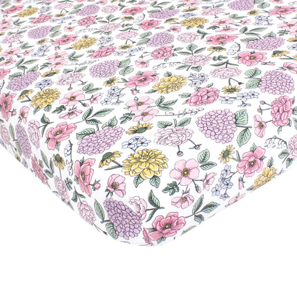 Hudson Baby Unisex Baby Cotton Fitted Crib Sheet,
